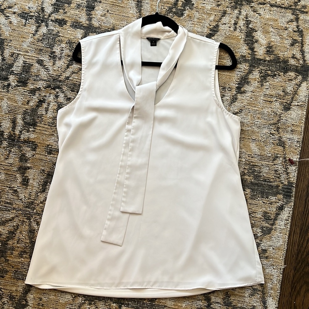 Ann Taylor Tie Neck Top